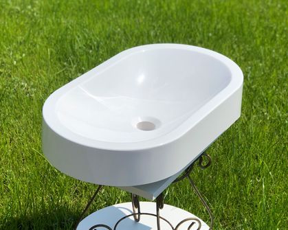 Умывальник «Олимпия» 60 см белый А100 глянец