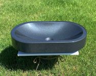 Умывальник «Олимпия» 60 см Меланит H100 глянец