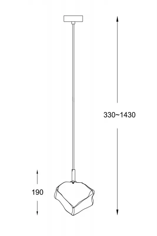 Подвесной светильник P0488-01F-F4AC ROCK