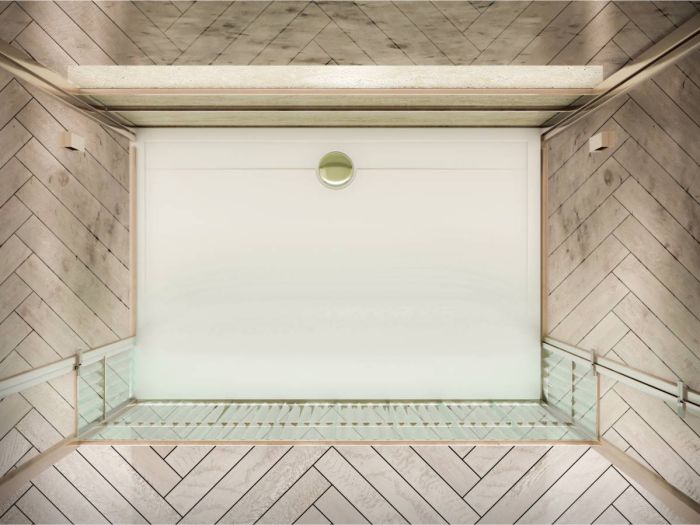 Душовий піддон 120x80 Miraggio PARIS з литого мармуру