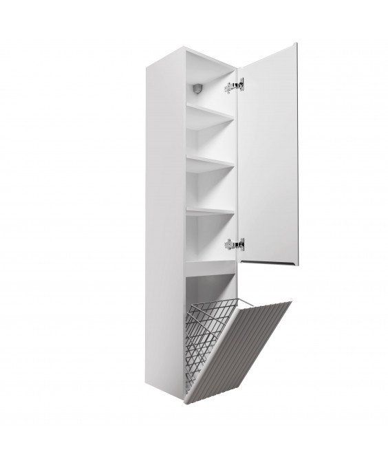 Пенал Fluffy П-38к-U білий підлоговий/підвісний