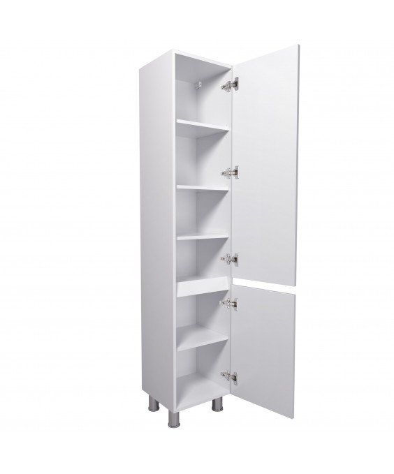 Пенал MoonShine П-38 білий глянсовий підлоговий