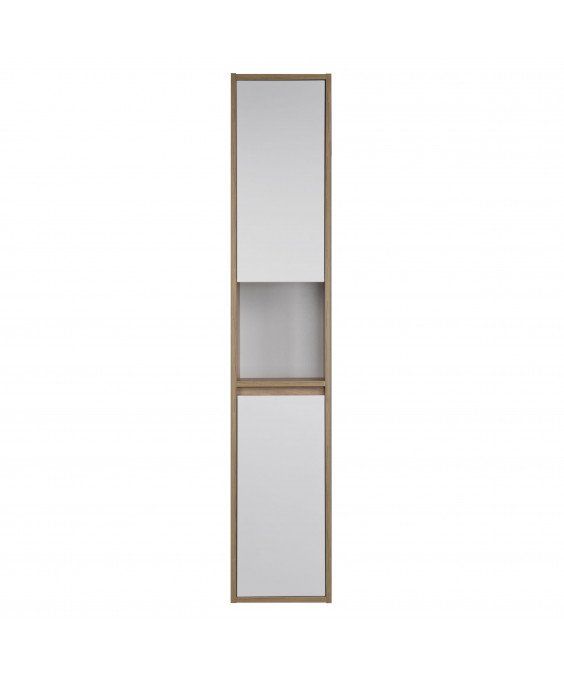 Пенал Oslo П-33-А wood дуб крафт з білим матом підвісний