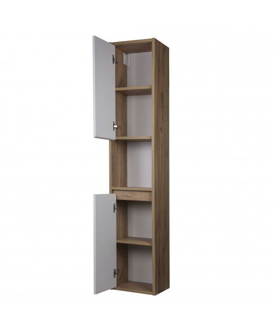 Пенал Oslo П-33-А wood дуб крафт з білим матом підвісний