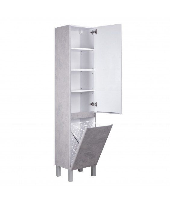 Пенал Палермо П-38-к-U бетон світлий підлоговий/підвісний