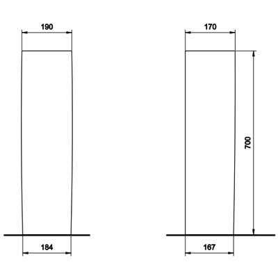 Пьедестал Kolo PRIMO для комплектации с К81150/ К81155/ К81160/ К81955/ К81965/ К81975