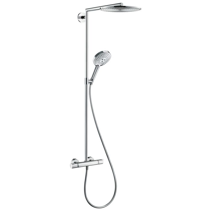 Душевая система с термостатом Hansgrohe Raindance Select 300 Air 1jet Showerpipe, хром