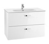 Тумба с двумя ящиками Roca VICTORIA BASIC MODULAR 79см, белый