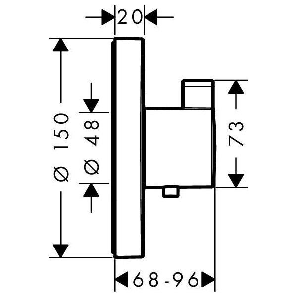SHOWERSELECT S термостат для душу