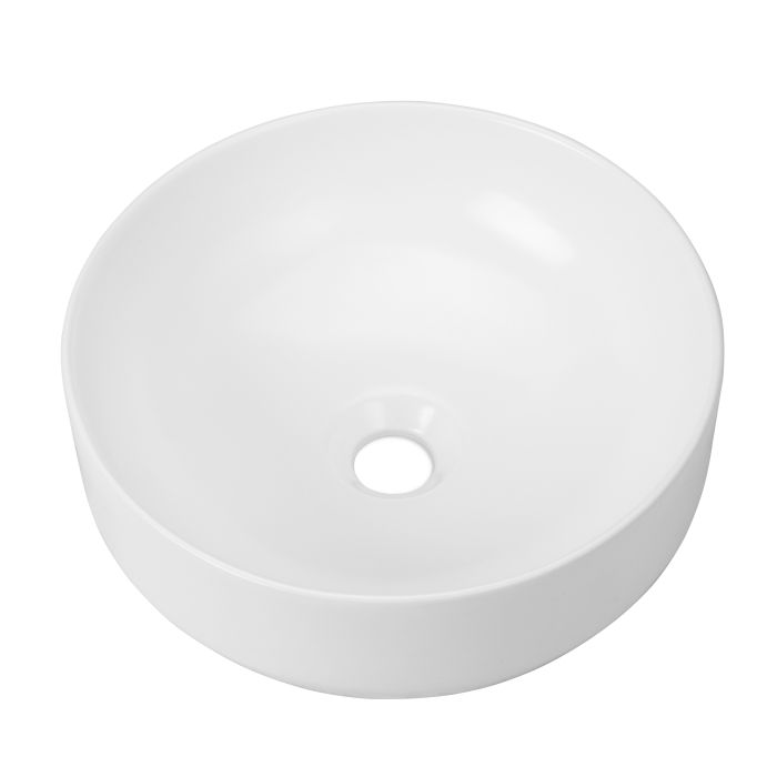 Умивальник Volle 35,5*35,5*12,5см, накладний, круглий, білий матовий