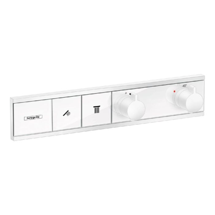 RAINSELECT термостат для 2х споживачів, прихованого монтажу, колір покриття білий