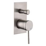 BRENTA змішувач для ванни, прихований монтаж, нікель, 35 мм