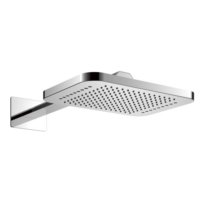 Верхній душ Imprese Smart Click прямокутний, хром