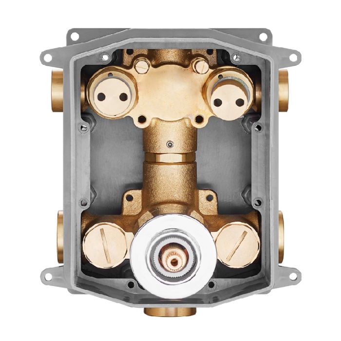 SMART CLICK змішувач для душу прихований монтаж, 2 режими, хром