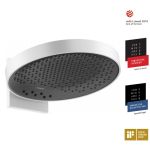 Верхній душ Hansgrohe RAINFINITY 360 3jet із настінним з'єднувачем, білий матовий