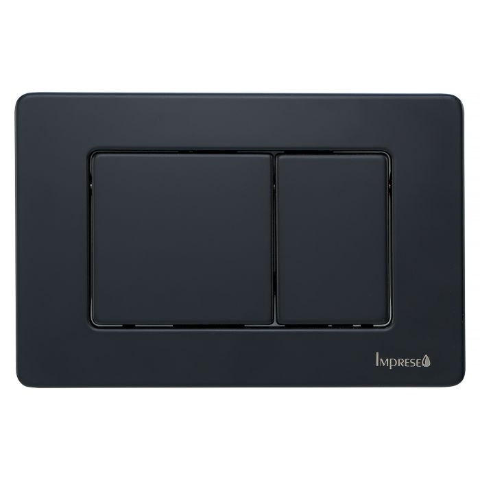 Клавіша змиву IMPRESE i7112, чорний матовий, нержавіюча сталь