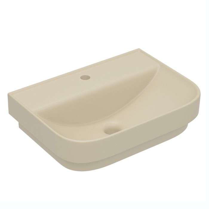 Умивальник Volle SOLO 55*40*17 см, капучино мат