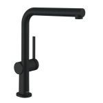 TALIS M54 змішувач для кухні, одноважільний, 270, 1jet, колір чорний матовий