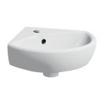 Умивальник Geberit SELNOVA 41,4*16,4*41,2см, кутовий, з отвором під змішувач та переливом