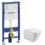 Набор инсталляционный: LIBRA S подвесной унитаз, сиденье Slim slow-closing, DUOFIX Basic инсталляция, без клавиши