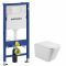 Набор инсталляционный: LIBRA S подвесной унитаз, сиденье Slim slow-closing, DUOFIX Basic инсталляция, без клавиши