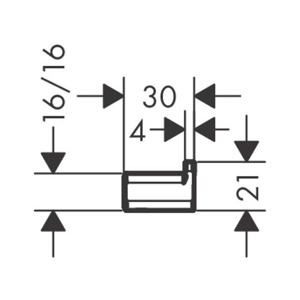 Гачок Hansgrohe ADDSTORIS, білий матовий
