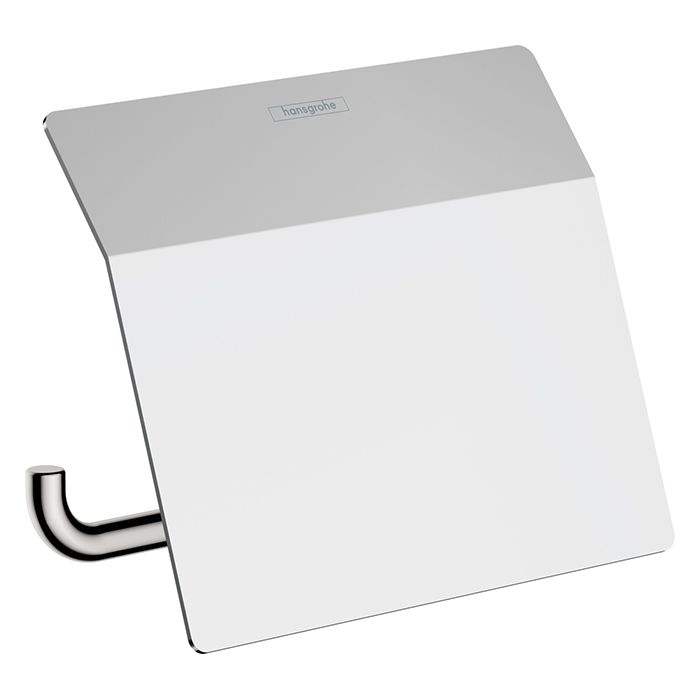 Тримач туалетного паперу Hansgrohe ADDSTORIS з кришкою, хром