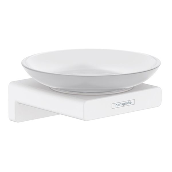 Мильниця Hansgrohe ADDSTORIS, білий мат