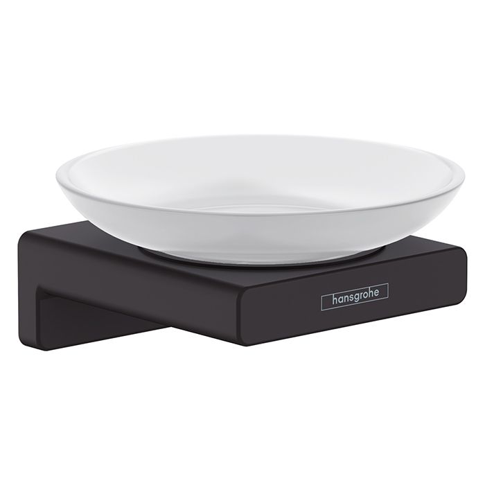 Мыльница Hansgrohe ADDSTORIS, черный матовый