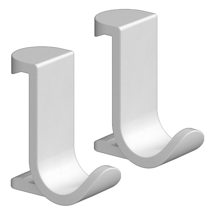 Гачки для рушників Hansgrohe WALLSTORIS широкі, білий мат