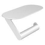 Тримач туалетного паперу Hansgrohe WALLSTORIS з полицею, білий матовий