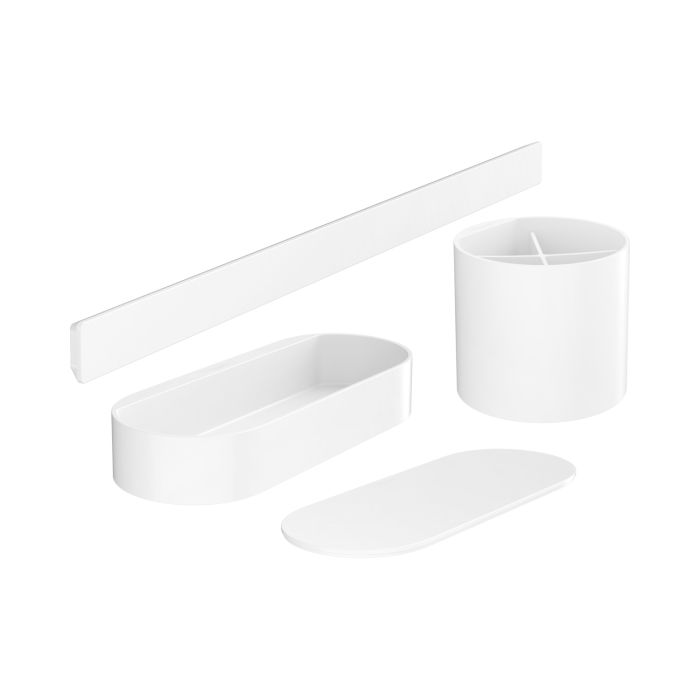 Набір аксесуарів Hansgrohe WALLSTORIS 4в1, білий матовий