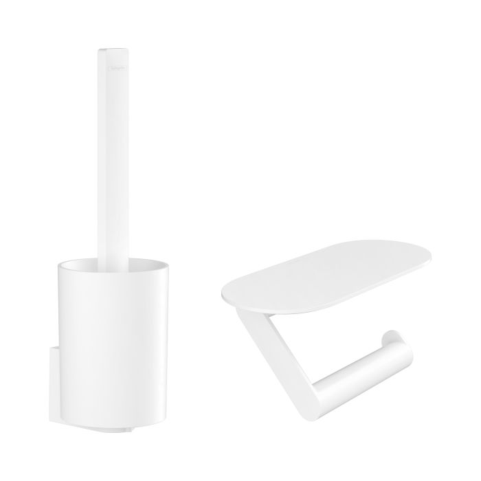 Набір аксесуарів Hansgrohe WALLSTORIS 2в1, білий мат