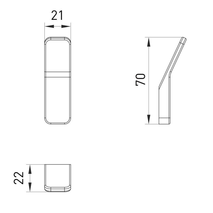 Volle SOLO гачок, cepillado níquel