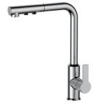 Змішувач для кухні Volle BRAVO M з висувним виливом, 35мм, cromo