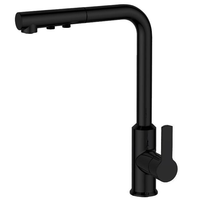 Змішувач для кухні Volle BRAVO M з висувним зливом, 35мм, de la noche