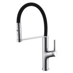 Змішувач для кухні Volle BRAVO F з гнучким виливом, 35мм, cromo