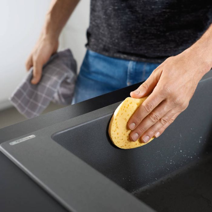 Мойка для кухни Hansgrohe S51 S510-F635, черный графит