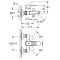 Смеситель для ванны Grohe BAULOOP NEW, настенный монтаж, хром