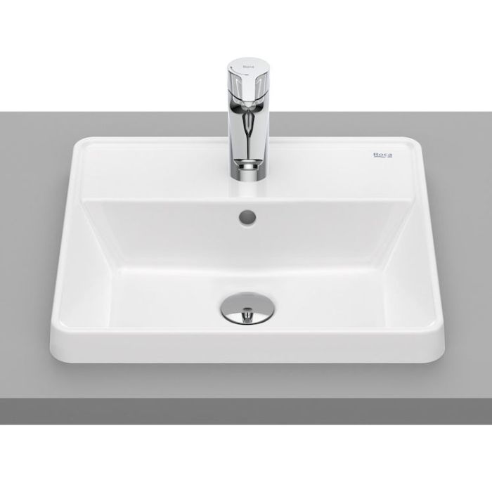 Умивальник квадратний Roca GAP 42*49 з отвором під змішувач