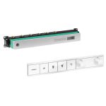 RAINSELECT термостат для 4 споживачів, прихованого монтажу, колір покриття білий матовий+RAINSELECT прихована частина на 4 споживача (у ПОДАРУНОК)