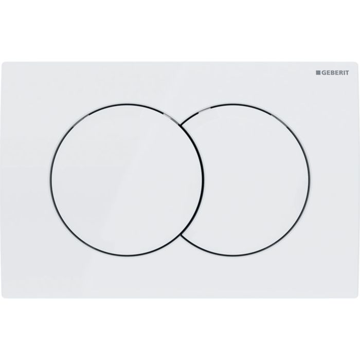 Клавіша змиву DELTA01, пластик, білий