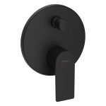 Змішувач для ванни Hansgrohe REBRIS E прихованого монтажу, чорний