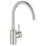 Змішувач для кухні Grohe EUROSMART Cosmopolitan, суперсталь