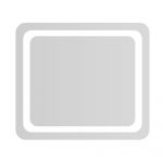 Дзеркало підвісне LUNA TANGA 80*70см, з підсвічуванням по контуру, з кнопковим вимикачем