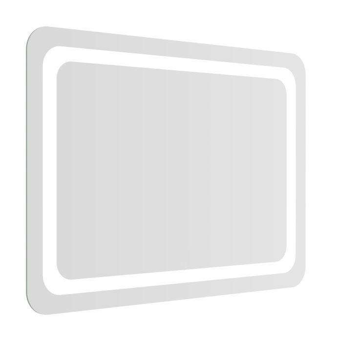 Зеркало подвесное LUNA TANGA 100*70см, с подсветкой по контуру, с кнопочным выключателем