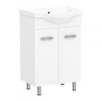 Тумба с умывальником напольная RJ LOTUS-L 51*32,5*70см, белая