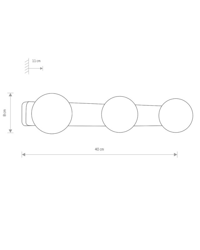 Светильник настенный Nowodvorski BRAZOS III CHROME
