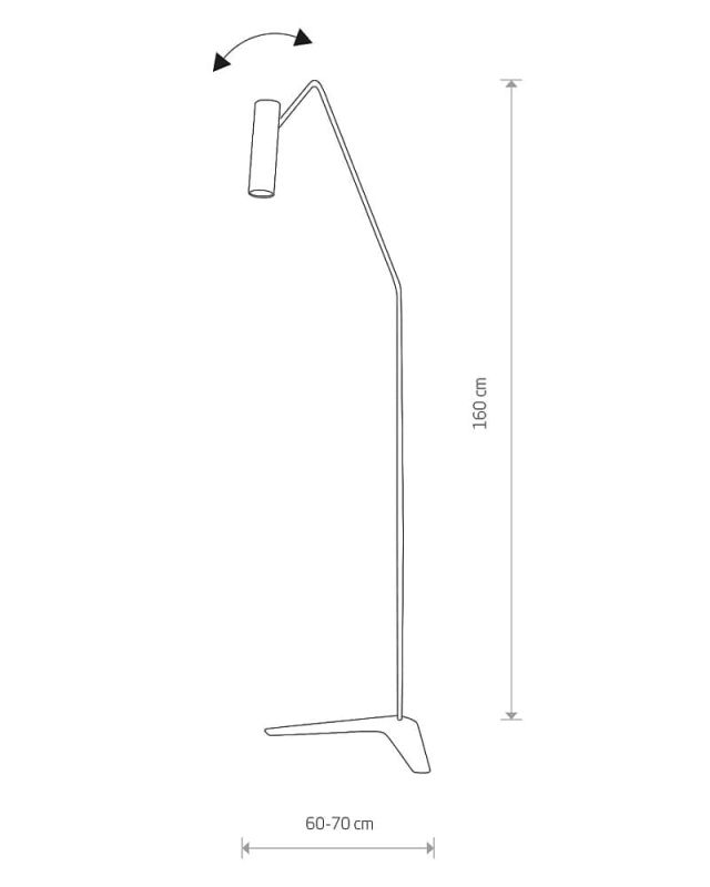 Торшер Nowodvorski EYE SUPER BLACK I