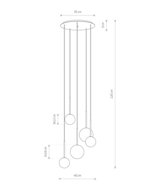 10303 Світильник підвіс Nowodvorski KARO V PL